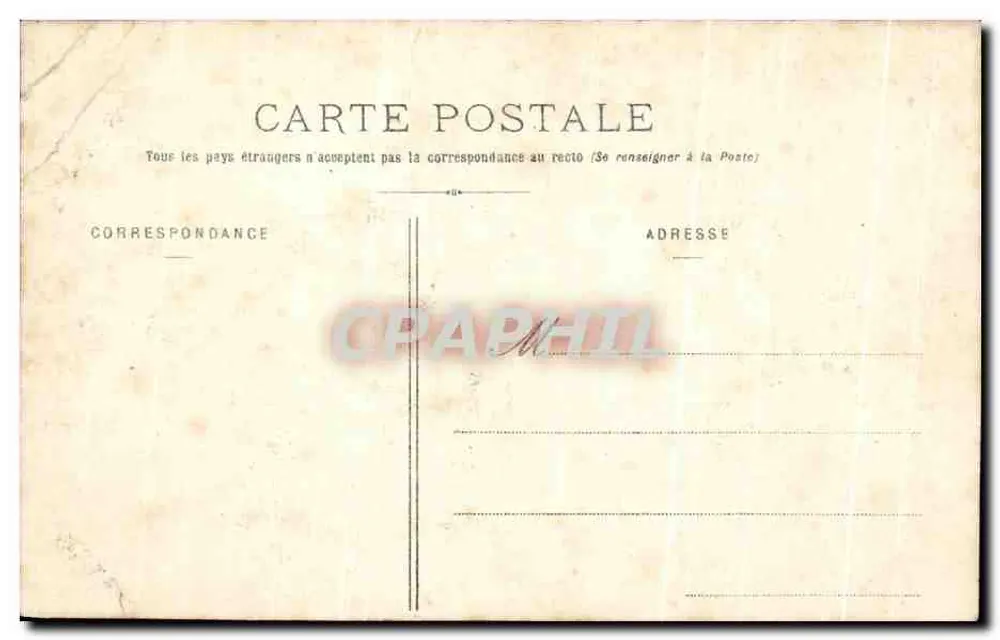 Granville — Tempête sur la Plage du Casino — Corvon, phot. Granville, n°84 - Rückseite