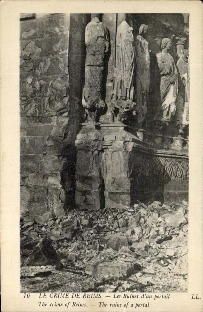 Reims — Ruinen eines Portals — ÉDIA Paris-Versailles n°76 - Vorderseite
