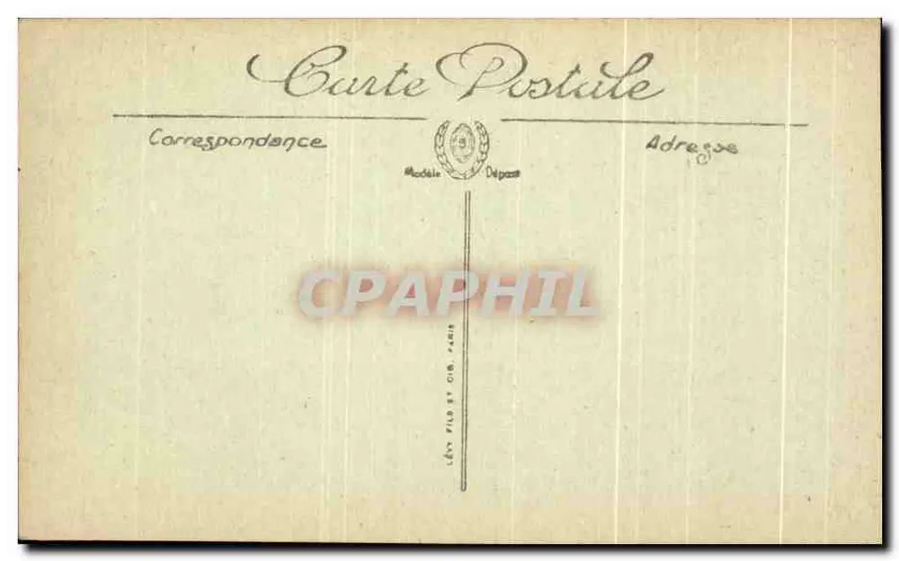 Arras — Ansicht der Kathedrale nach dem Ersten Weltkrieg — Visé Paris n° 2371 - Rückseite