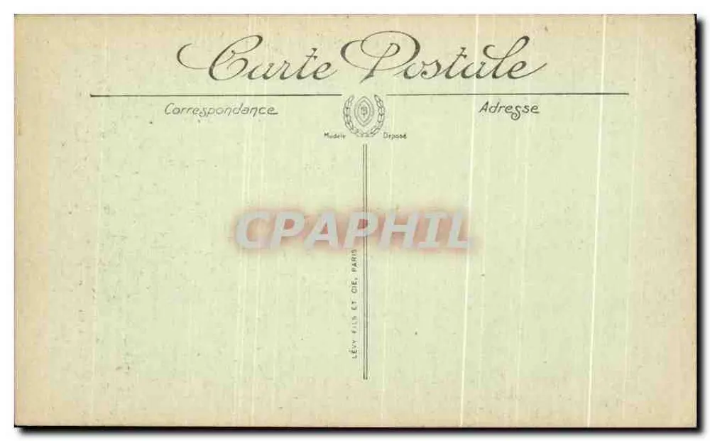 Arvay, Die Kathedrale — Innere nach dem Ersten Weltkrieg zerstört — Charles Lédieu, n° 2874 - Rückseite