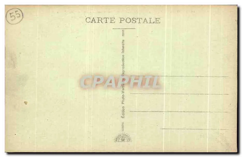ESNÉS (Meuse) - A Cote 304 (Versante Sul) - No primeiro plano um buraco de obus - Verso