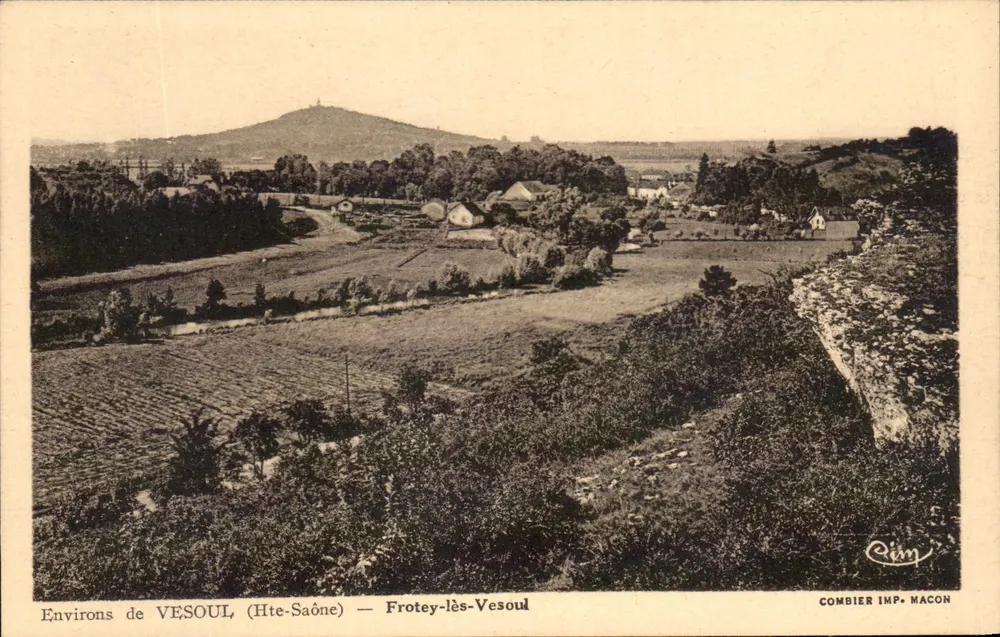 Umgebung von VESOUL (Haute-Saône) — Frotey-lès-Vesoul — Combier Imp. Macon - Vorderseite