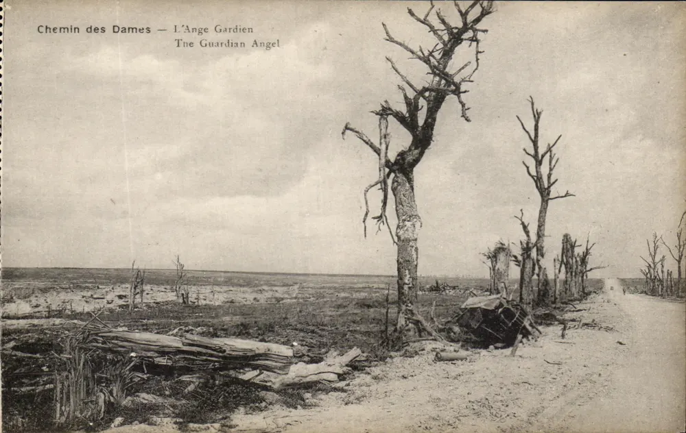 Chemin des Dames — Der Schutzengel — B. Nougereade et H. Lantiat, Stations - Vorderseite