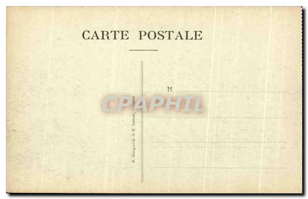 Chemin des Dames — Der Schutzengel — B. Nougereade et H. Lantiat, Stations - Rückseite
