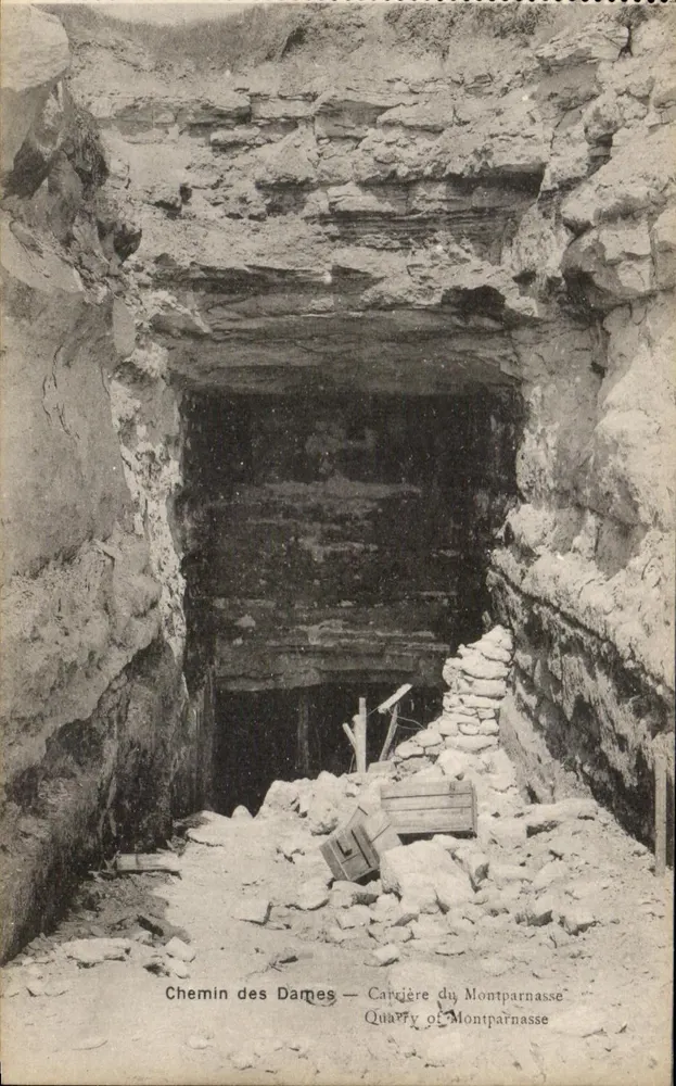 Chemin der Jungfrauen — Steinbruch Montparnasse — H. Nougaret & H. Lestral - Vorderseite