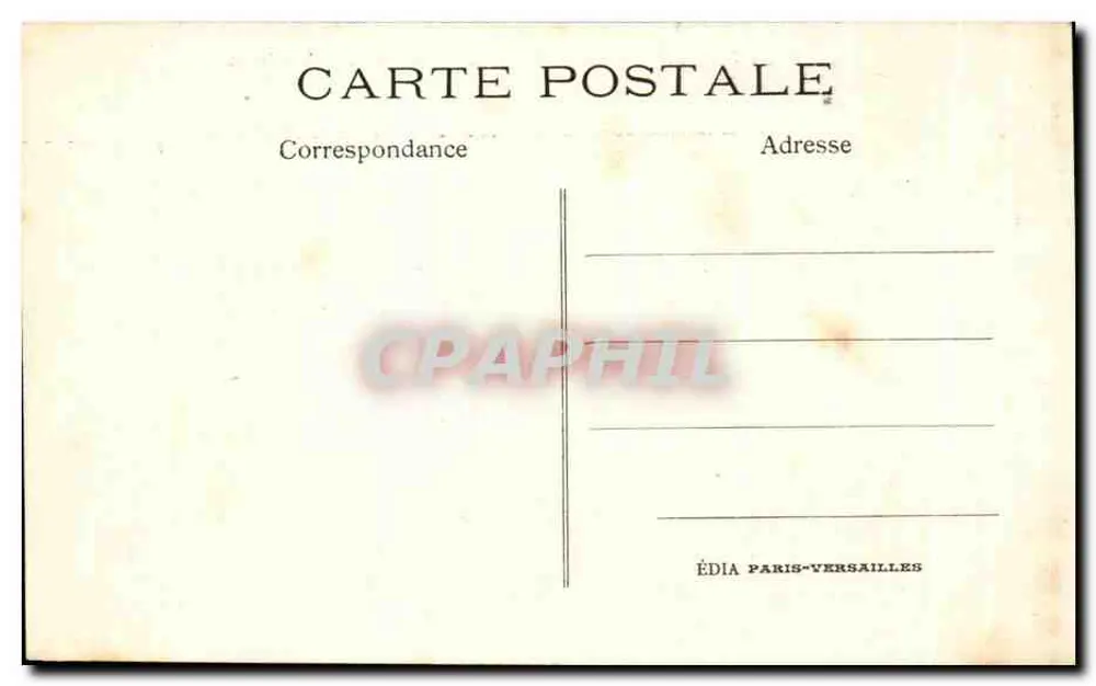 Ao redor de CHANTILLY — Chaussée d'Herivaux — Édia Paris-Versailles - Verso