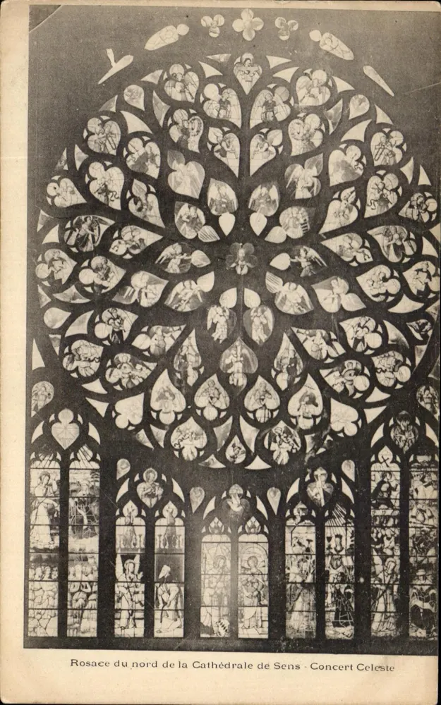 Rosace du nord de la Cathédrale de Sens — Concert Celeste - Vorderseite