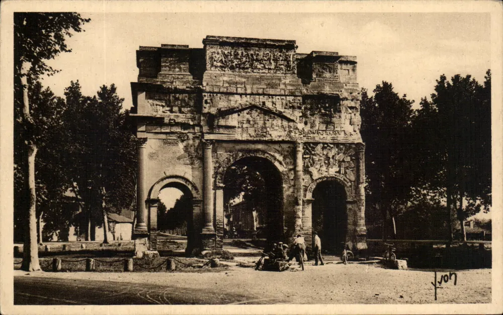 Arc de Triomphe Marius — Orange (Vaucluse) — Les Éditions d'Art Yvonne, Paris - Awers