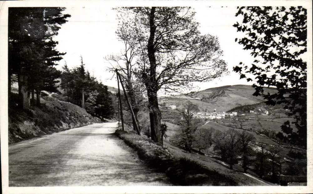 Aproximadamente Saint-Étienne (Loire) — Rota de Rochetaillée — Edição J. Lafond, St-Étienne - Frente
