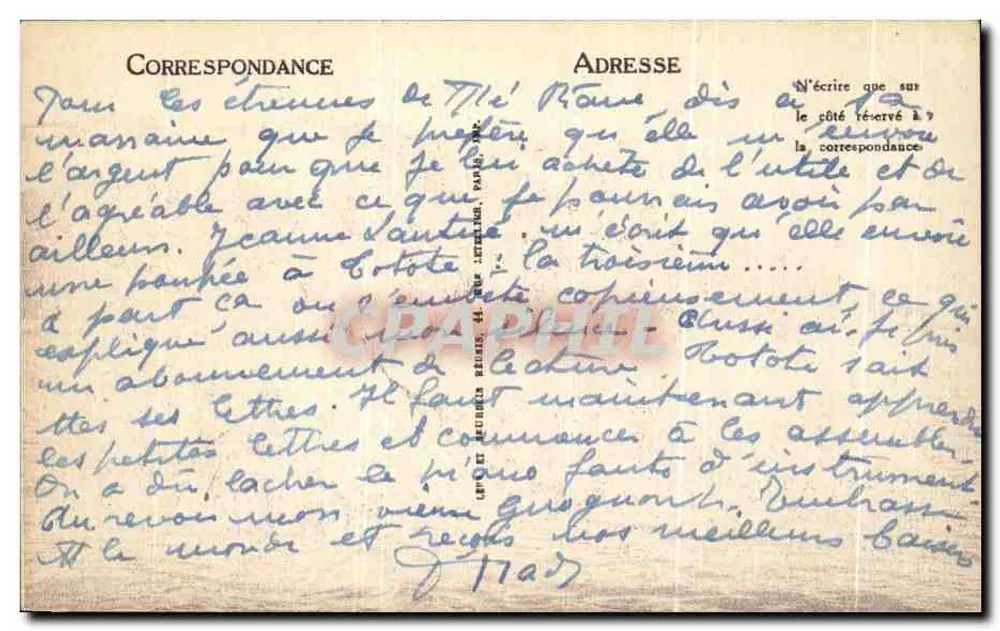 Ilha Sainte-Marguerite — A Cidadela — L.L. - Verso