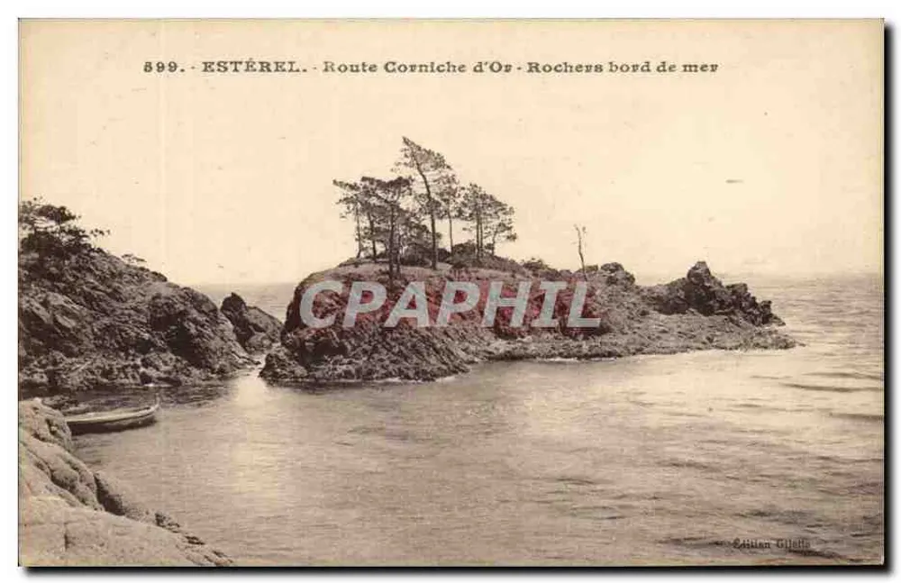 Estérel - Straße Corniche d'Or - Meeresklippen — Giletta-Ausgabe, Nr. 899 - Vorderseite