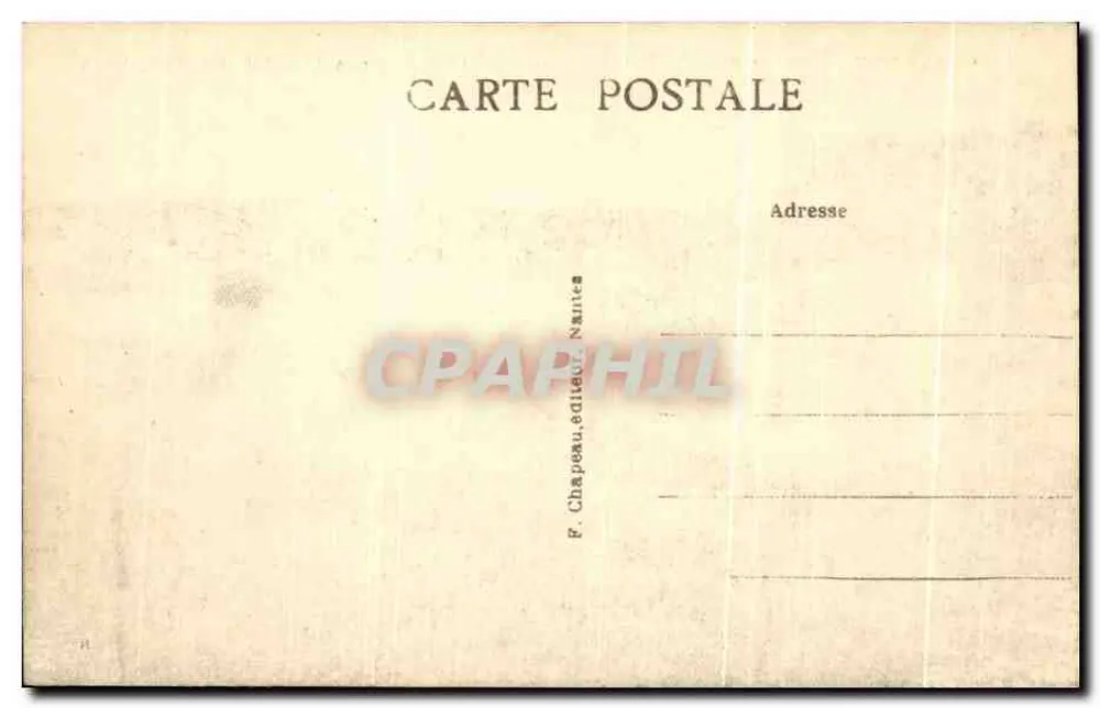 Sainte-Marguerite-de-Pornichet (Loire-Inf.) — La Plage prise de la Pointe de Congrigoux — F. Chapeau, Nantes - Rückseite