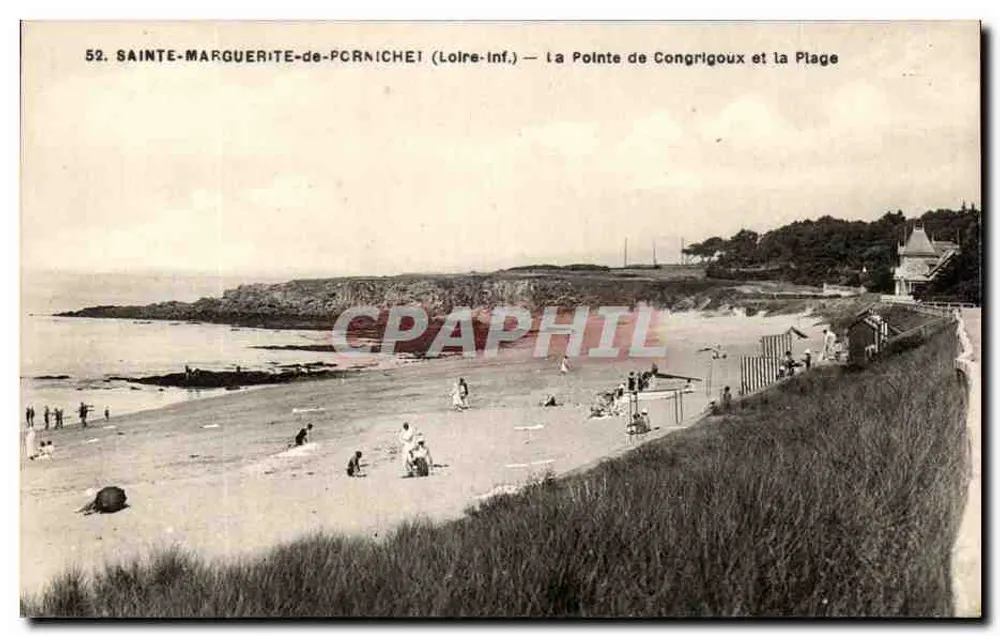 Sainte-Marguerite-de-Corniche (Loire-Inf.) — Die Spitze von Congrigoux und der Strand - Vorderseite