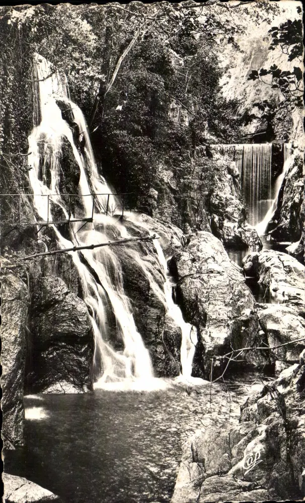 Cascaden des Mondain — Amélie-les-Bains — Verlag Real-Photo - Vorderseite