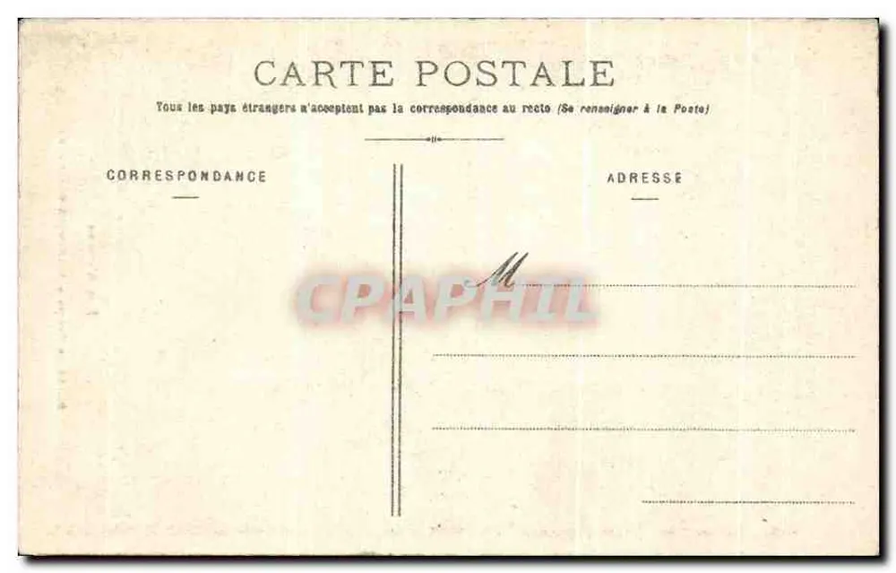 Floresta de Pinheiros em Kichompré-Gérardmer — Les Vosges — imp. Ad Vreich, Saint-Lié (Depósito) n° 1927 - Verso