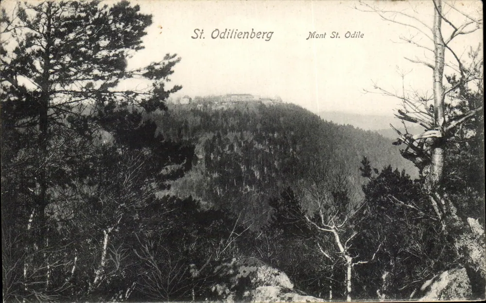 St. Odilienberg — Mont St. Odile — Felix Lubb, Strassburg i. E. - Frente