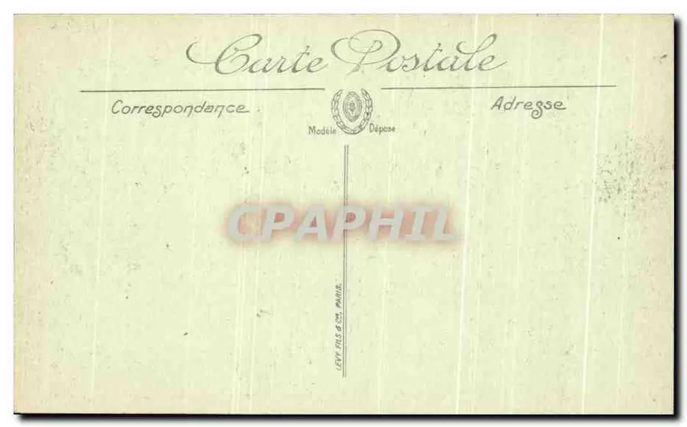 PierreFonds — Das Schloss — Säulenportal des Ehrenhofes — Ausgabe A. Darôme, PierreFonds (Oise) - Rückseite