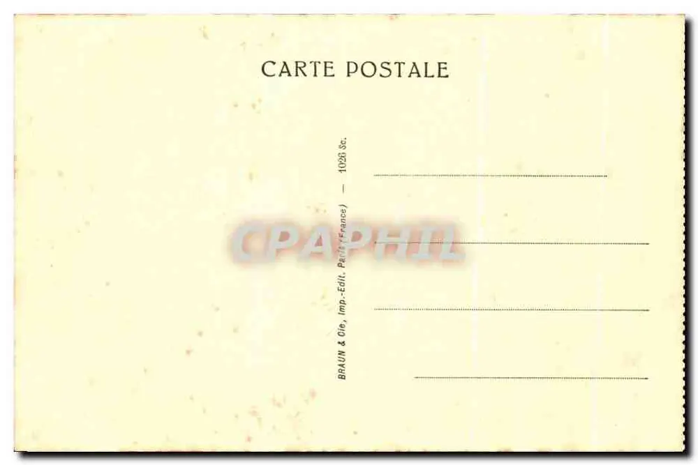 Vênus de Milo — Museu do Louvre — Braun & Cie, Imp. (França) n° 399 - Verso