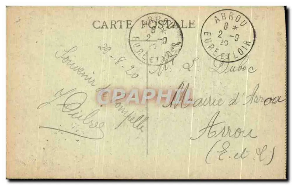 Reims — Die Nave der Kathedrale — Serie A - Rückseite