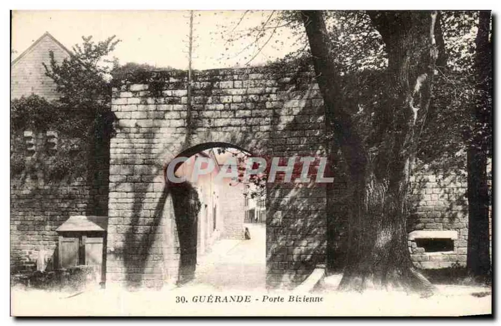Guérande - Porte Bizienne — editor J. Nozaïs, Nantes, n°30 - Frente