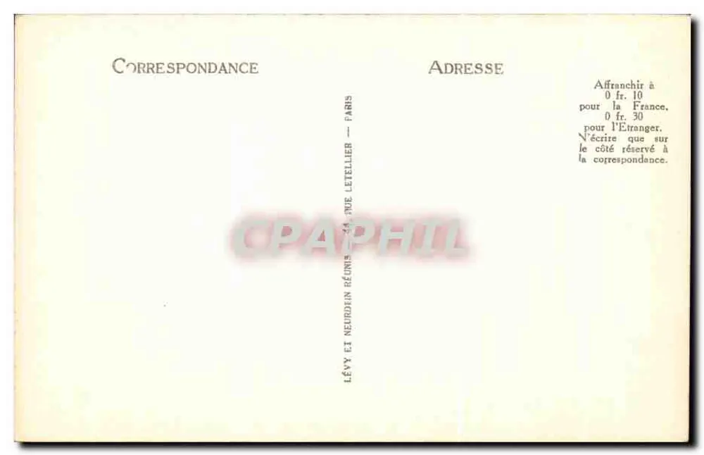 Reims - Einsturz der Gewölbe und die große Kirchenmitte - Sonderausgabe Chauvillon - Reims - Rückseite