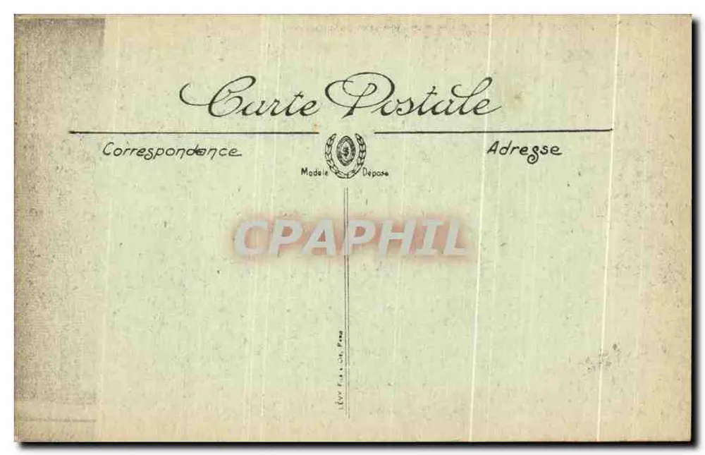 Amiens — Schutzarbeiten an der Kathedrale — Vévé Paris n° 266 - Rückseite