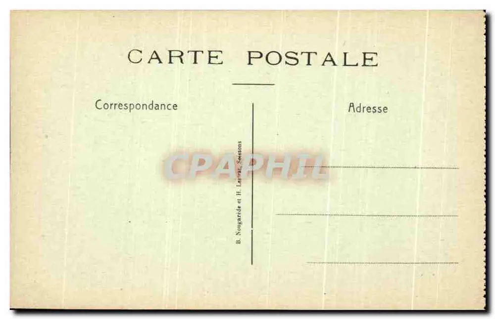 Caminho dos Damas — CORBENY — B. Nougardé e H. Larrat, Sézons - Verso