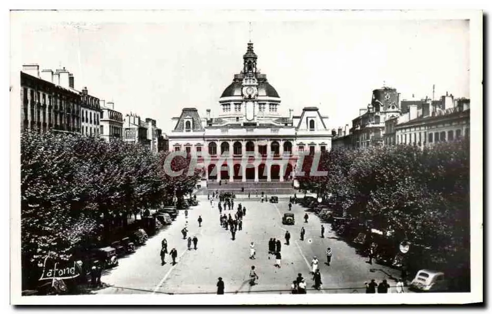 St-Étienne (Loire) — Place de l'Hôtel de Ville — Edition Lafond - Vorderseite