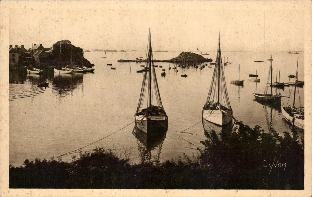 Eingang zum Hafen — Loguivy (Côtes-du-Nord) — Yvon, n°2 - Vorderseite