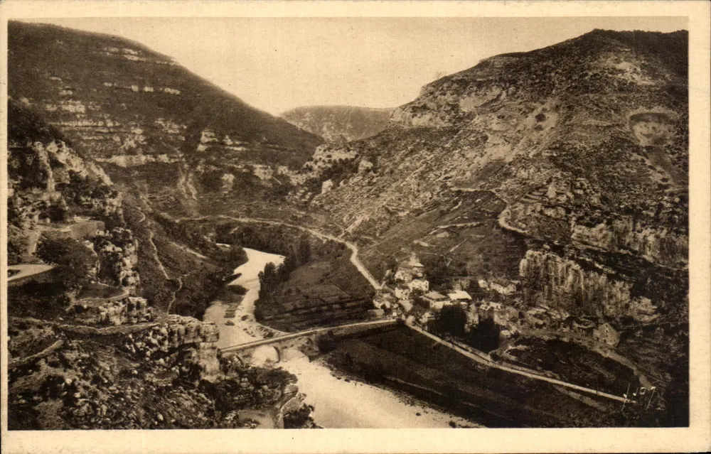 Gorges du Tarn — La Malène (Lozère) — Editions A. V. P. N. T. n°8 - Vorderseite
