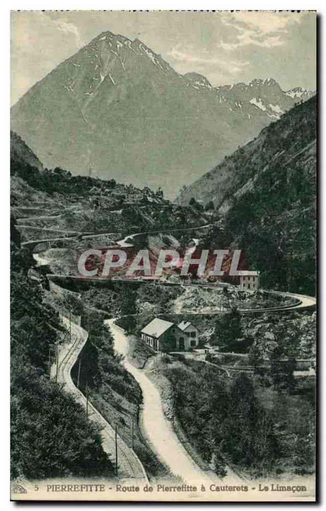 Pierrefitte - Estrada de Pierrefitte para Cauterets - Le Limaçon - Frente