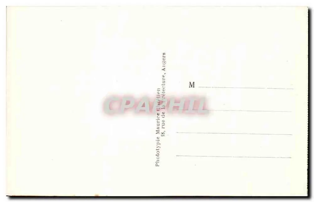 Angers — Das Grab des Herrn Freppel in der Kathedrale — Verlag Emcèche, n° 429 - Rückseite