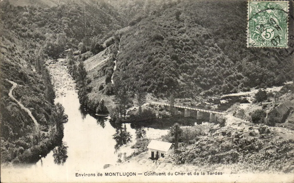Arredores de MONTLUÇON — Conflito do Cher e da Tardes - Frente