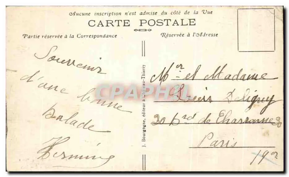 Montevrain (S.-et-M.) — Moinho de Quincamgrogne — As Ilhas. Edit. Gobert - Foto. Forcy - Verso