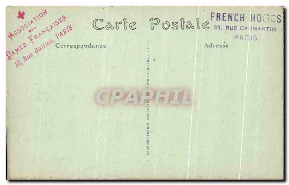 Catedral de Soissons — ruínas após destruição — editor não visível - Verso