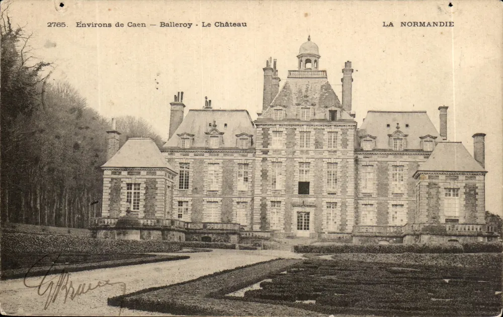 Um Caen — Balleroy — Schloss — LA NORMANDIE - Vorderseite