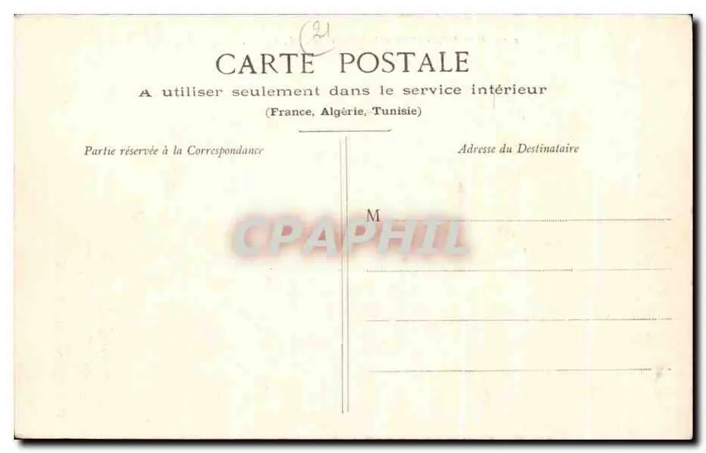 Castelo de L'Oiserolles — Côte-d'Or — L. V., édit. - Verso