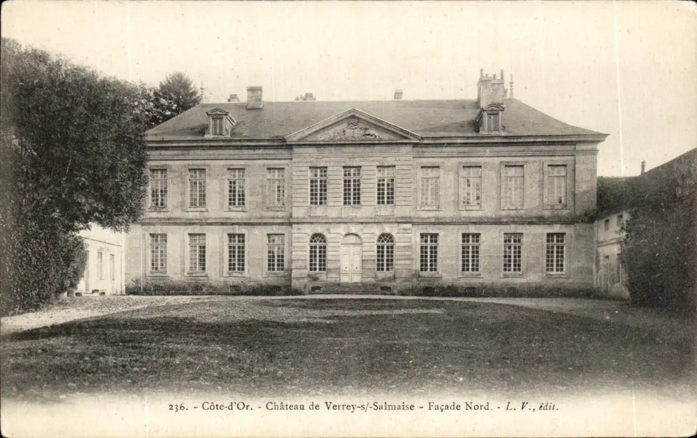 Schloss Verrey-s-Salmaise — Nordfassade — L. V., Verlag - Vorderseite