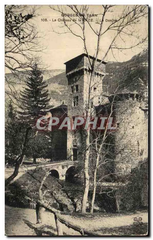 Gorges du Tarn — Château de la Gaze, Le Donjon — 105 - Mặt trước