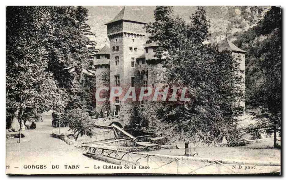 Gorges do Tarn — O Castelo da Caze — N.D. fot. - Frente
