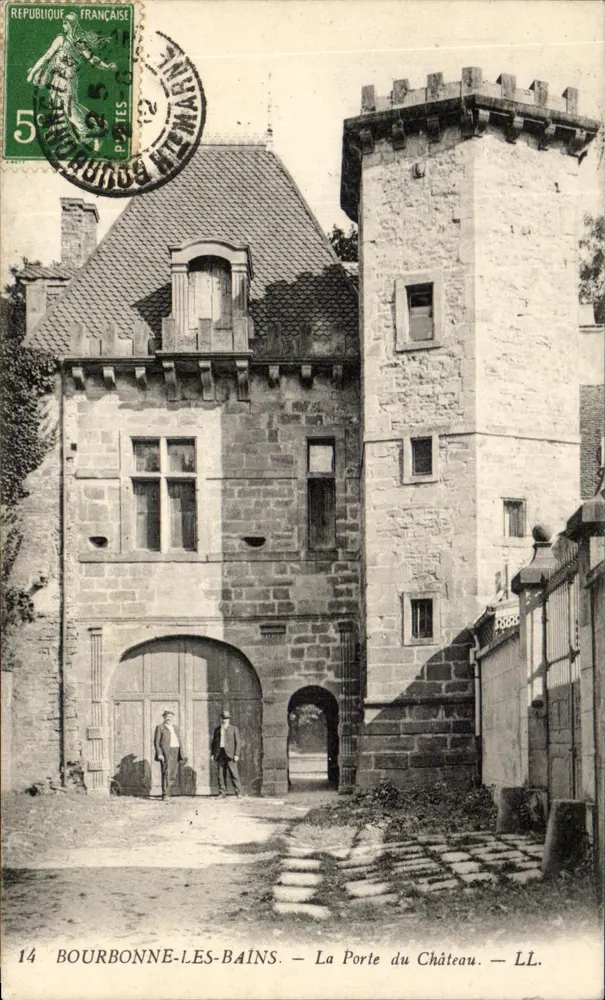 Bourbonne-les-Bains — A Porta do Castelo — LL. - Frente