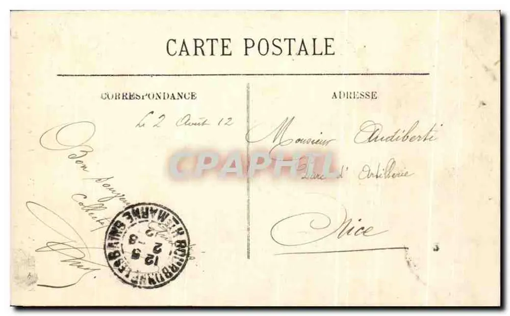Bourbonne-les-Bains — A Porta do Castelo — LL. - Verso