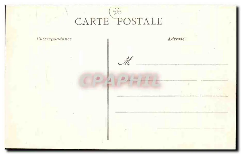 Josselin — Übersicht des Schlosses, das der illustren Familie Rohan gehört — Nr. 13 - Rückseite
