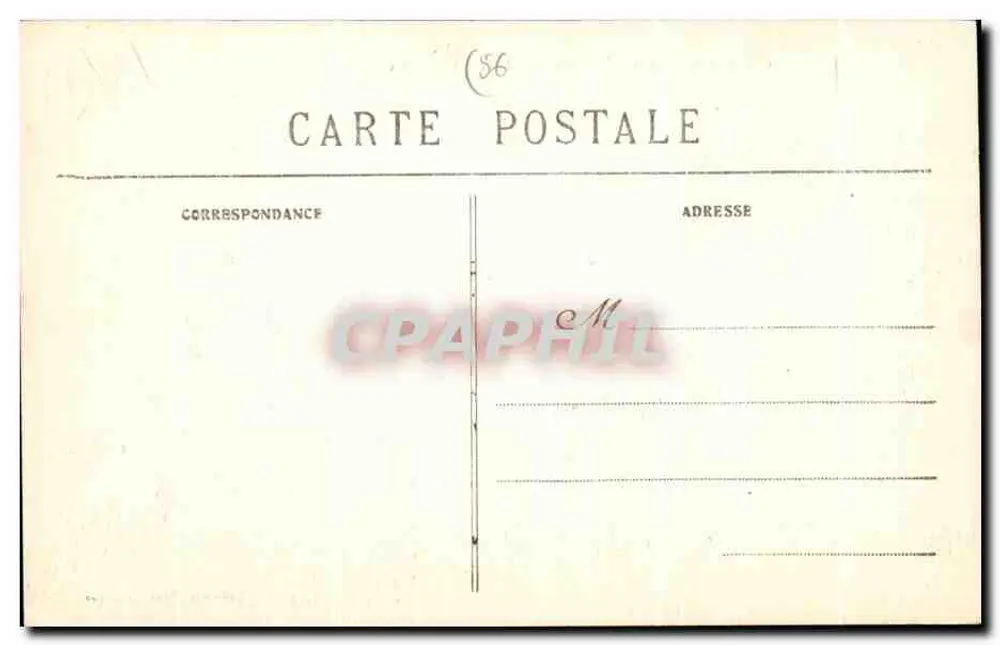 Castelo de Josselin — Facha Principal — Coleção Villard, Quimper - Verso