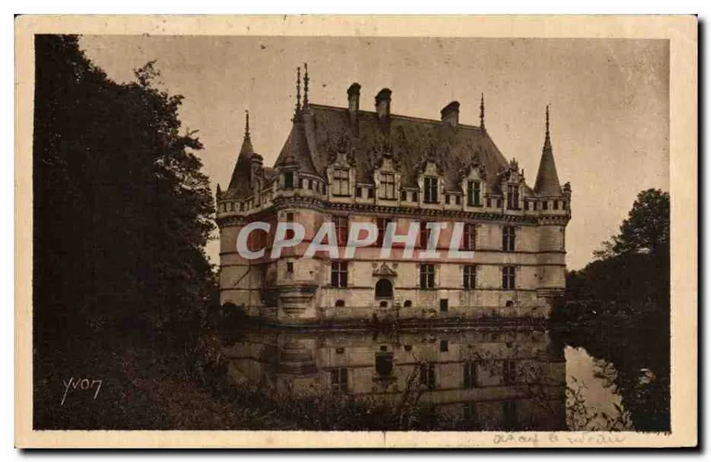 Schloss Azay-le-Rideau — Azay-le-Rideau, Indre-et-Loire — Art Edition Yvon, Nr. 84 - Vorderseite