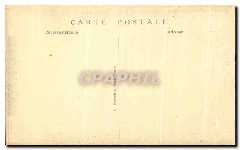 Castelo de Cheverny — História e decoração — Editor A. P. France - Verso