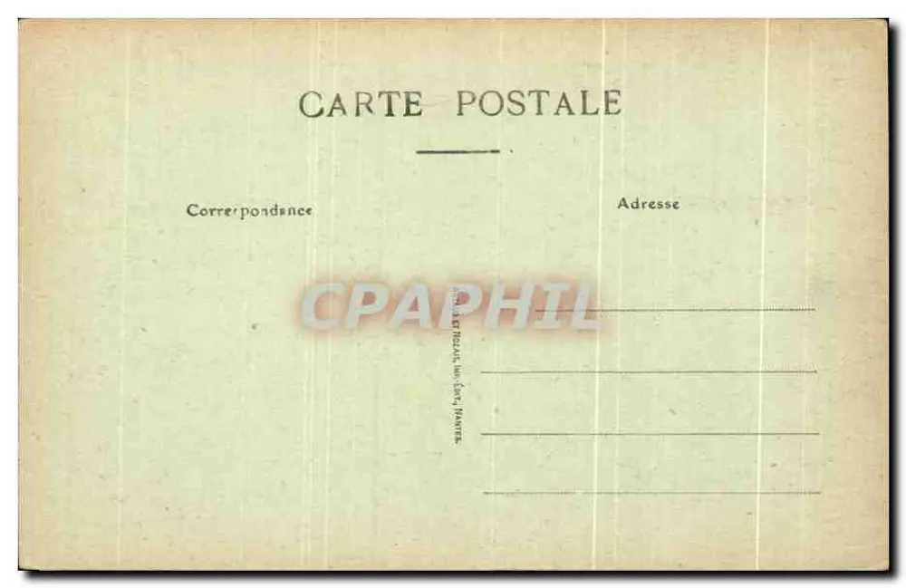 O Castelo da BRETESCHE (Loire Inf.) — Vista geral - Verso