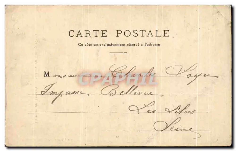 Arredores de Beauvais — Castelo de Mouchy (Oise) — D. Richard, foto. - Verso