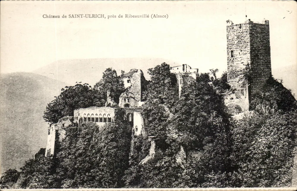 Schloss SAINT-ULRICH, nahe Ribeauvillé (Elsass) — Verlag Carte la Cigogne, Ribeauvillé - Vorderseite