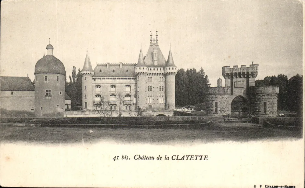 Castelo da CLAYETTE — Chalon-sur-Saône — B F CHALON-S-SAÔNE - Frente